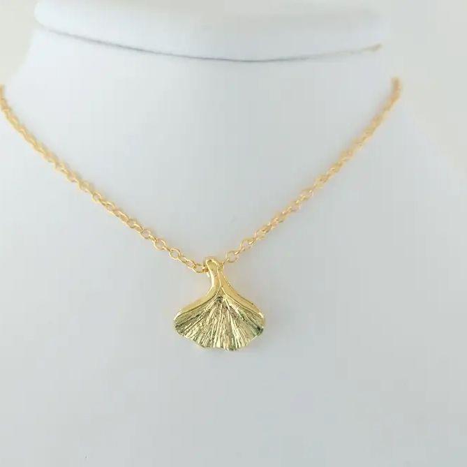 Small Ginkgo Necklace
