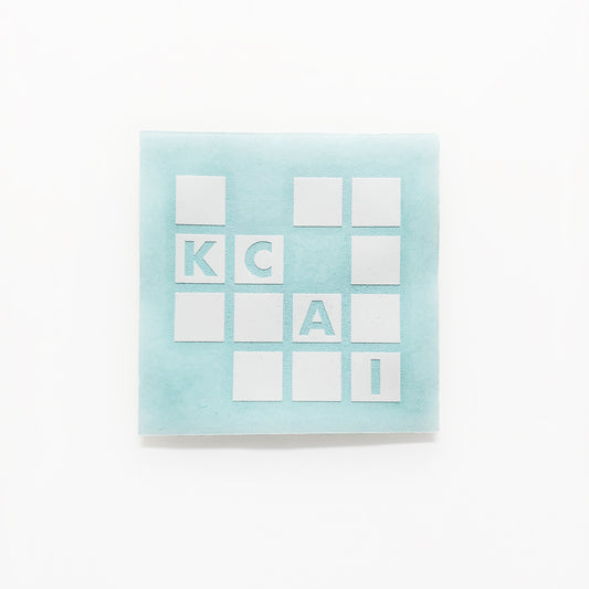 KCAI Grid Vinyl Transfer